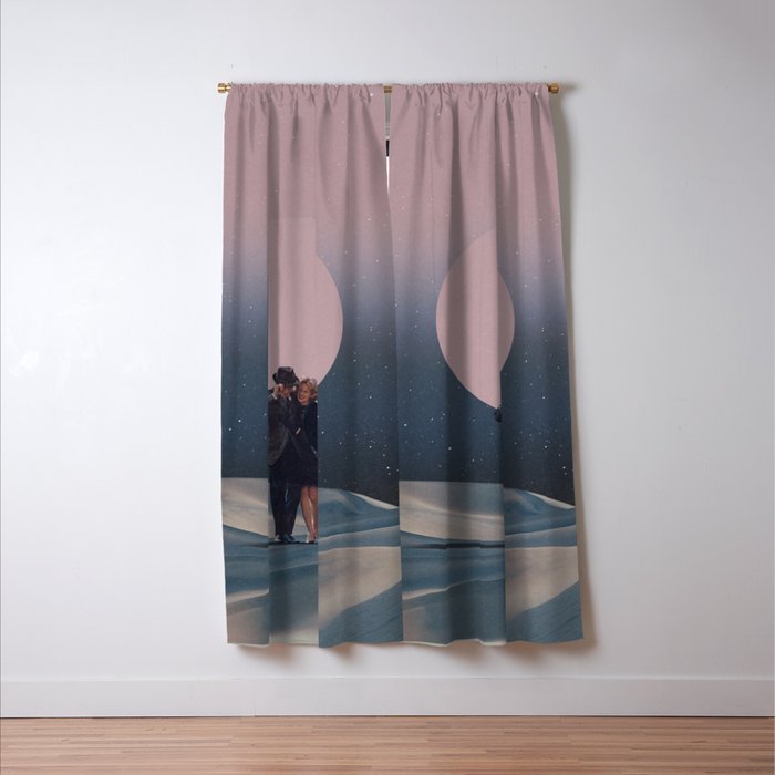 It is our chance to Leave forever - Vertical version Window Curtain Gallery Image 3