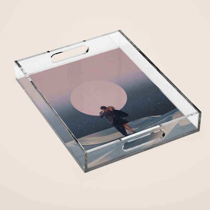 It is our chance to Leave forever - Vertical version Acrylic Tray Gallery Image 1