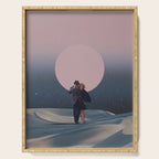 It is our chance to Leave forever - Vertical version Serving Tray Gallery Image 1