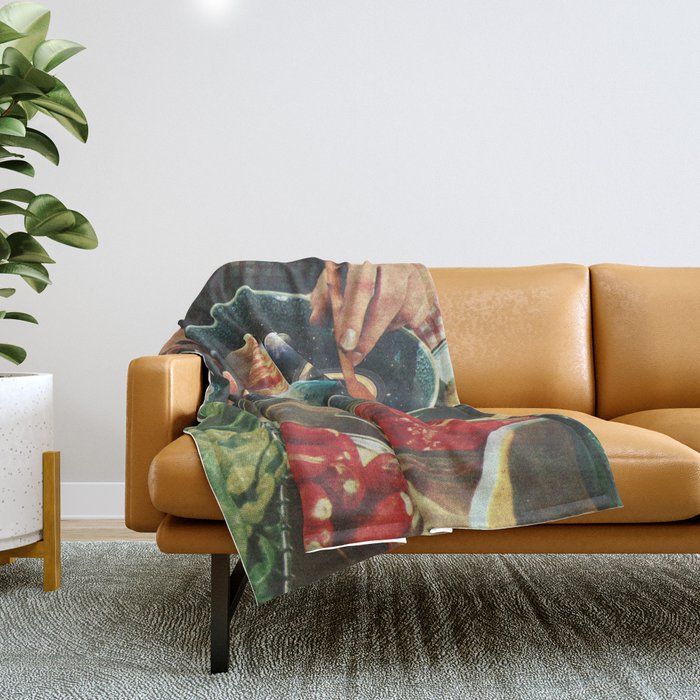 Universal Salad Toss II Throw Blanket Gallery Image 1