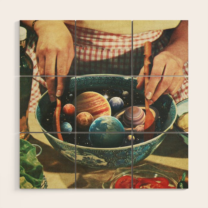 Universal Salad Toss II Wood Wall Art Gallery Image 1