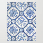 Blue Portugese Tile Pattern | Colorful Travel Photography in Portugal | Azulejos House Design Art Print Poster Gallery Image 4