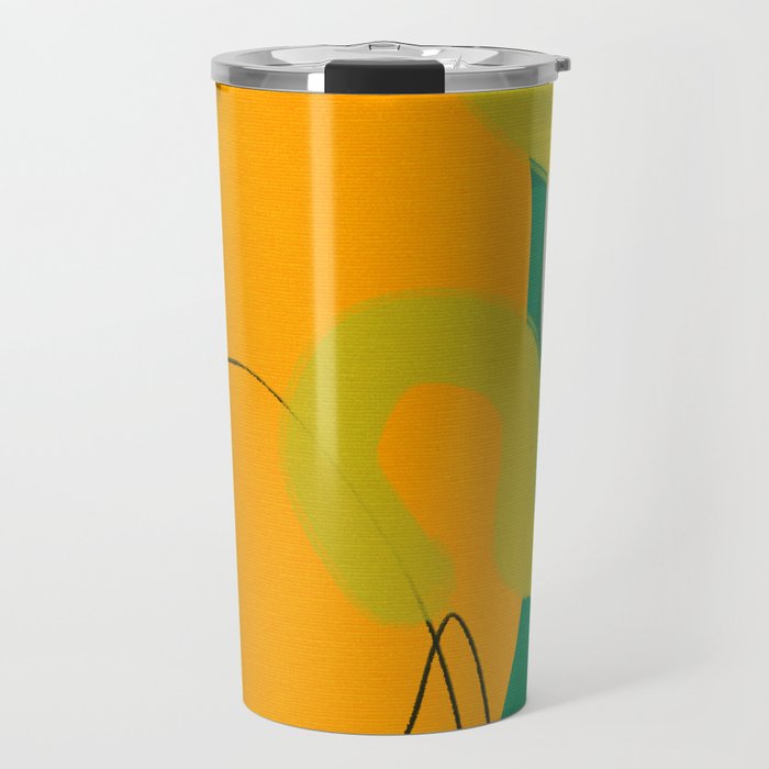 relations shapes minimal organic boho Travel Mug Gallery Image 1