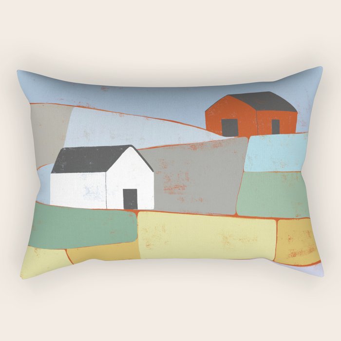 Fields of Color Rectangular Pillow Gallery Image 2