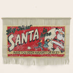 Naughty or Nice?, Vintage Santa Poster Wall Hanging Gallery Image 1