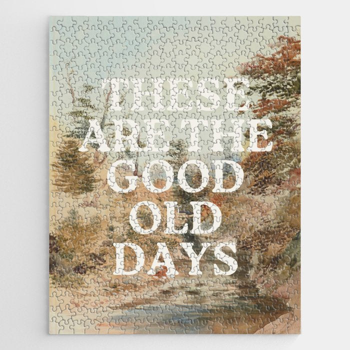 These Are The Good Old Days Jigsaw Puzzle Gallery Image 1