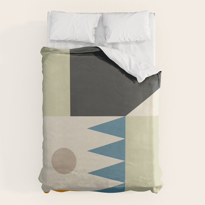 Abstract Geometric Shapes 26 Duvet Cover Gallery Image 6