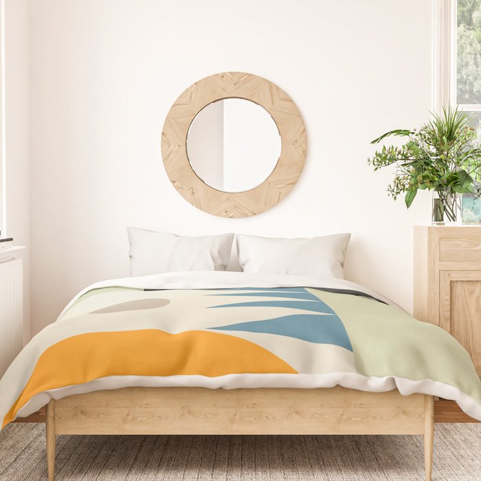 Abstract Geometric Shapes 26 Duvet Cover Gallery Image 3