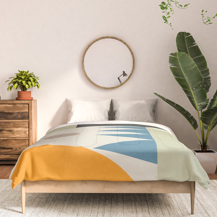 Abstract Geometric Shapes 26 Comforter Gallery Image 3