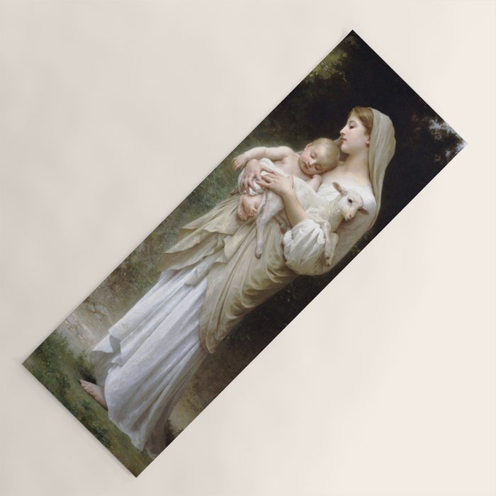 William-Adolphe Bouguereau "L'Innocence (Innocence)"(1893) Yoga Mat Gallery Image 1