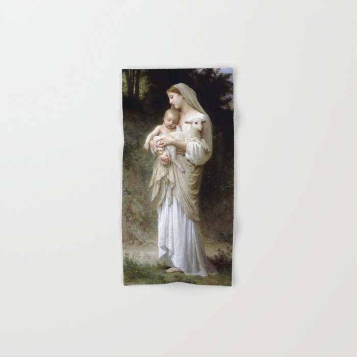 William-Adolphe Bouguereau "L'Innocence (Innocence)"(1893) Towels Gallery Image 1