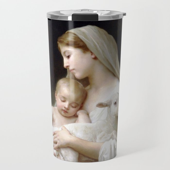 William-Adolphe Bouguereau "L'Innocence (Innocence)"(1893) Travel Mug Gallery Image 1