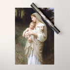 William-Adolphe Bouguereau "L'Innocence (Innocence)"(1893) Wrapping Paper Gallery Image 1