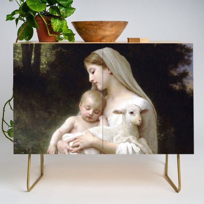 William-Adolphe Bouguereau "L'Innocence (Innocence)"(1893) Credenza Gallery Image 1