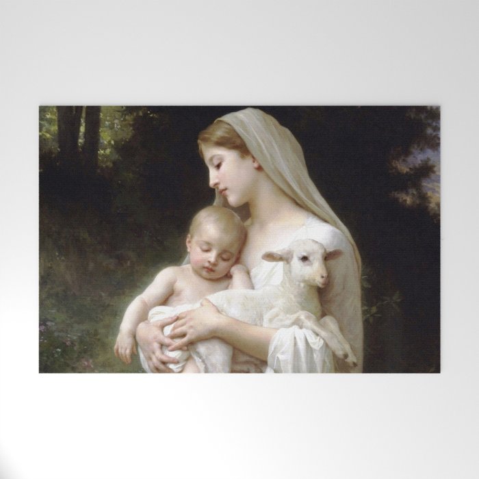 William-Adolphe Bouguereau "L'Innocence (Innocence)"(1893) Welcome Mat Gallery Image 1