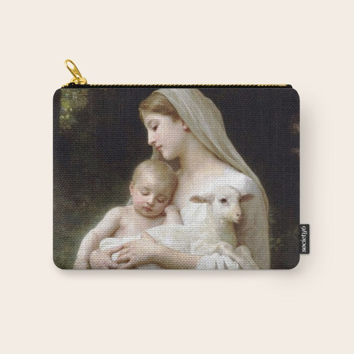 William-Adolphe Bouguereau "L'Innocence (Innocence)"(1893) Carry All Pouch Gallery Image 1