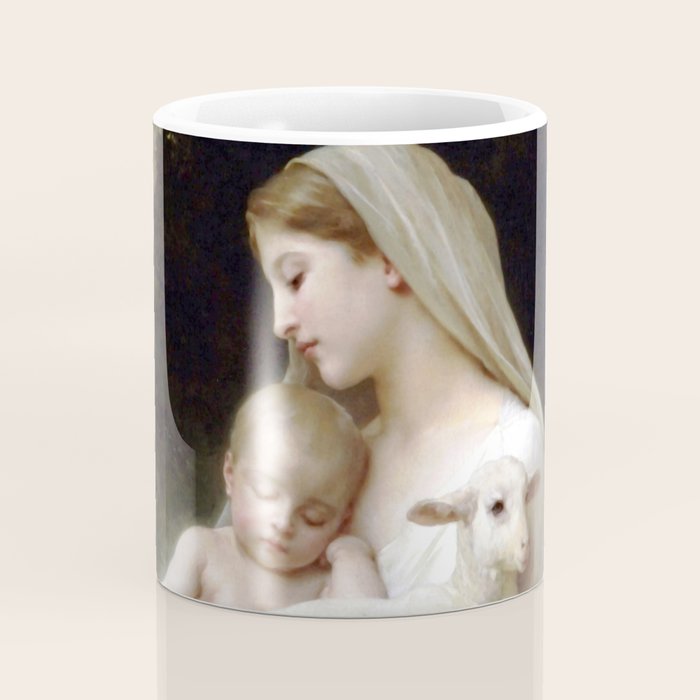 William-Adolphe Bouguereau "L'Innocence (Innocence)"(1893) Coffee Mug Gallery Image 4