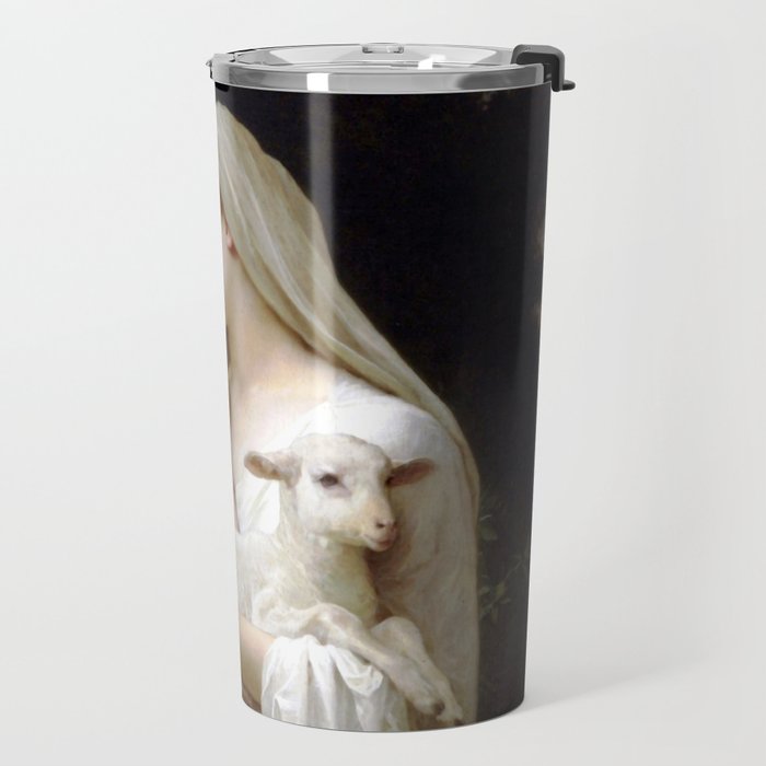 William-Adolphe Bouguereau "L'Innocence (Innocence)"(1893) Travel Mug Gallery Image 2
