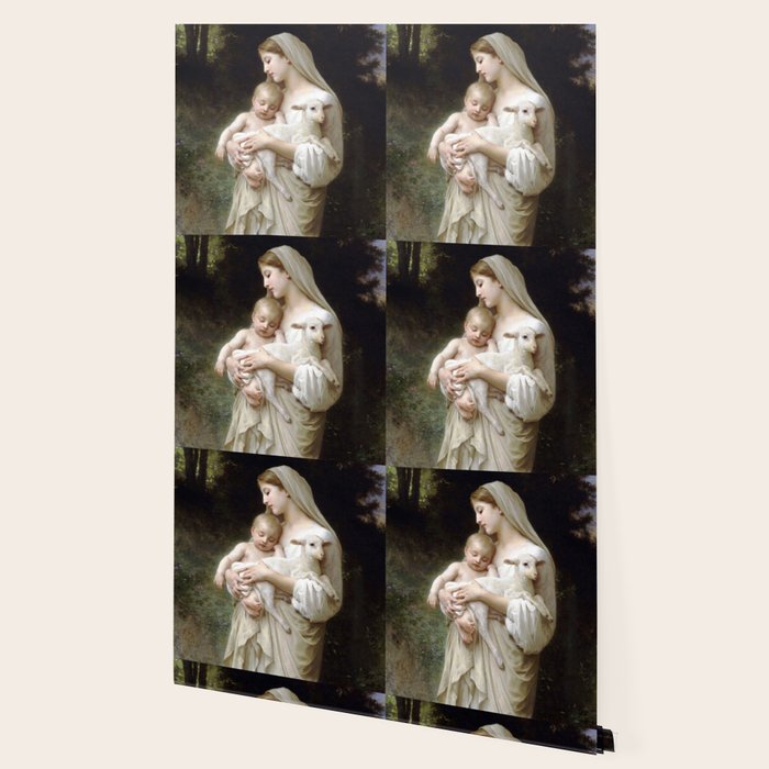 William-Adolphe Bouguereau "L'Innocence (Innocence)"(1893) Wallpaper Gallery Image 2