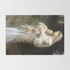 William-Adolphe Bouguereau "L'Innocence (Innocence)"(1893) Rug Gallery Image 2