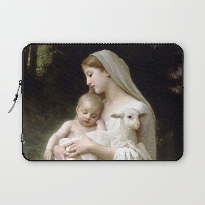 William-Adolphe Bouguereau "L'Innocence (Innocence)"(1893) Laptop Sleeve Gallery Image 1
