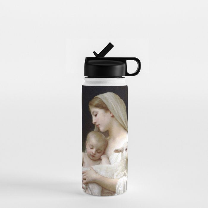 William-Adolphe Bouguereau "L'Innocence (Innocence)"(1893) Water Bottle Gallery Image 1