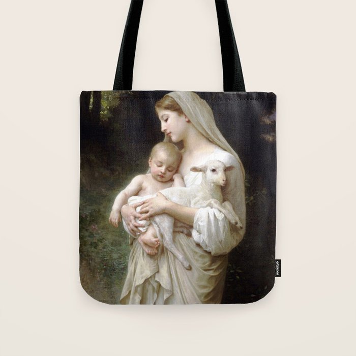 William-Adolphe Bouguereau "L'Innocence (Innocence)"(1893) Tote Bag Gallery Image 1
