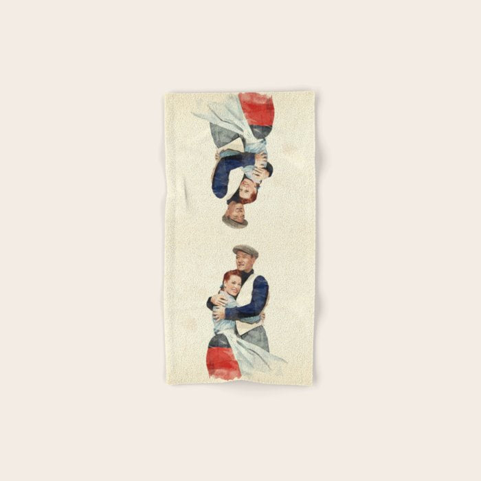 The Quiet Man - Watercolor Bath Towel Gallery Image 1