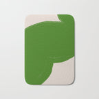 Green Summer Vibrant Shape Bath Mat Gallery Image 1