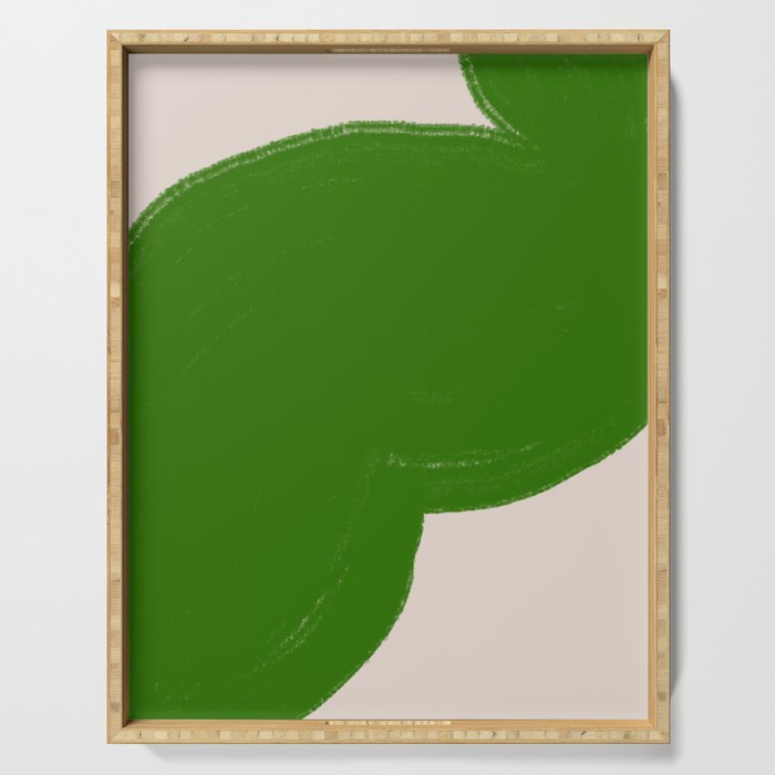 Green Summer Vibrant Shape Serving Tray Gallery Image 1
