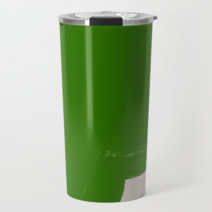 Green Summer Vibrant Shape Travel Mug Gallery Image 1