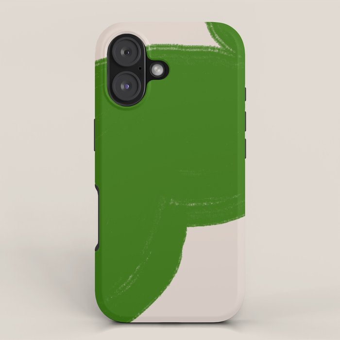Green Summer Vibrant Shape iPhone Case Gallery Image 1