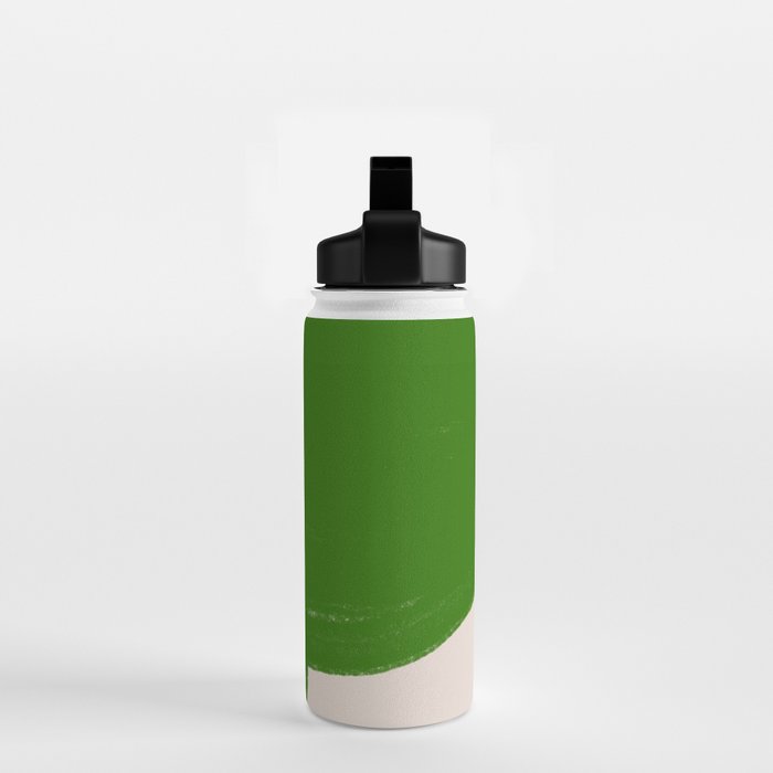 Green Summer Vibrant Shape Water Bottle Gallery Image 2