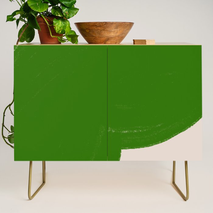 Green Summer Vibrant Shape Credenza Gallery Image 1