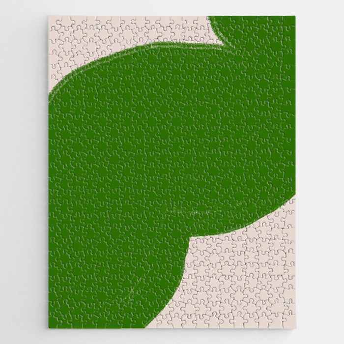 Green Summer Vibrant Shape Jigsaw Puzzle Gallery Image 1