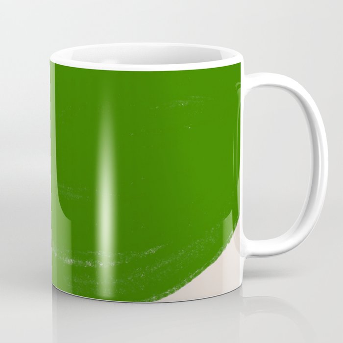 Green Summer Vibrant Shape Coffee Mug Gallery Image 1