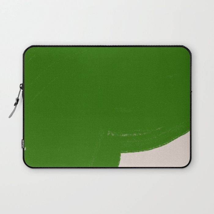 Green Summer Vibrant Shape Laptop Sleeve Gallery Image 1