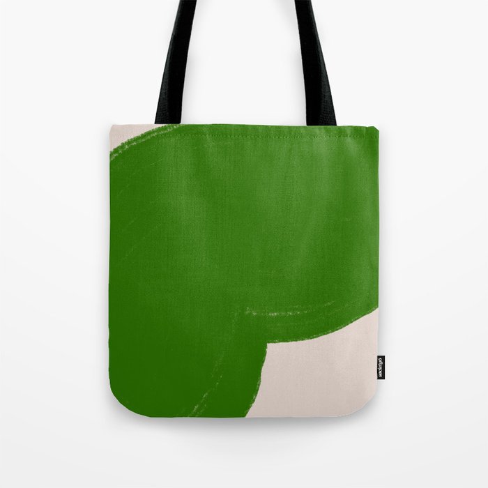 Green Summer Vibrant Shape Tote Bag Gallery Image 1