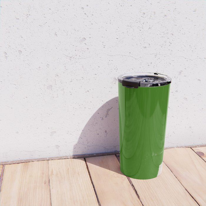 Green Summer Vibrant Shape Travel Mug Gallery Image 4