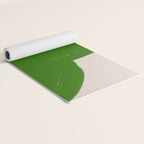 Green Summer Vibrant Shape Yoga Mat Gallery Image 2