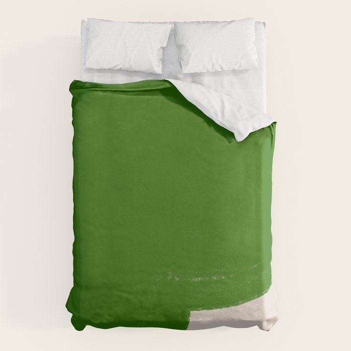 Green Summer Vibrant Shape Duvet Cover Gallery Image 1