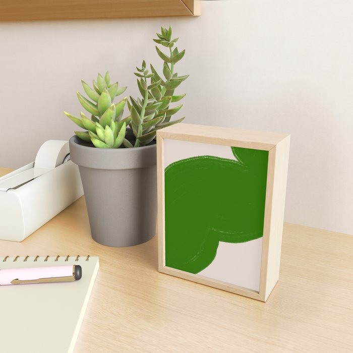 Green Summer Vibrant Shape Mini Art Print Gallery Image 2