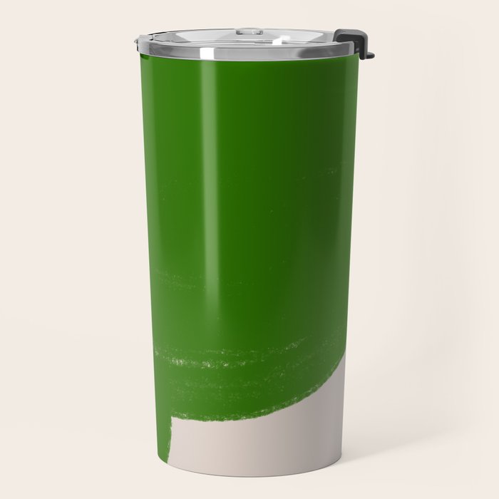 Green Summer Vibrant Shape Travel Mug Gallery Image 2