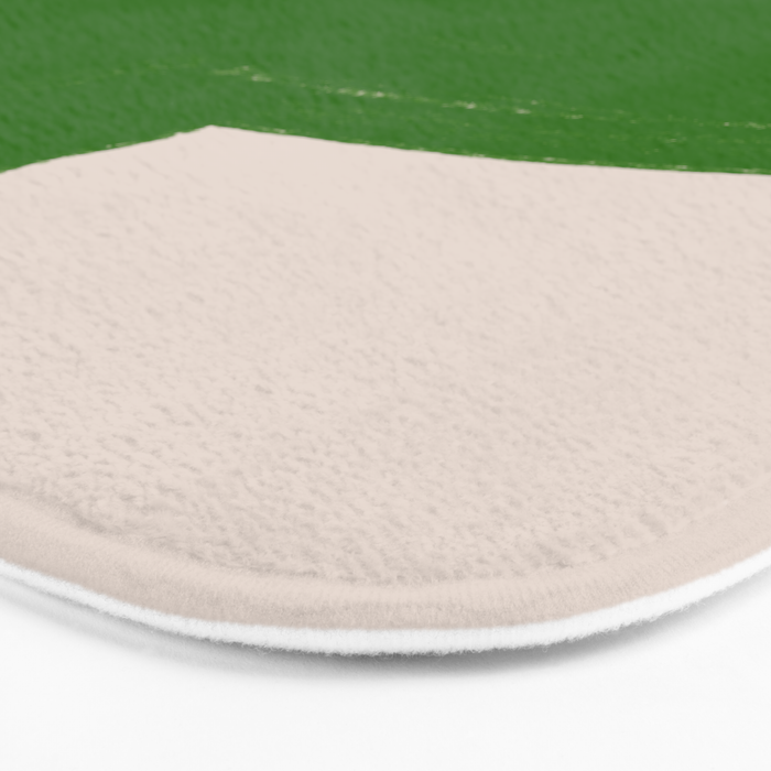 Green Summer Vibrant Shape Bath Mat Gallery Image 3