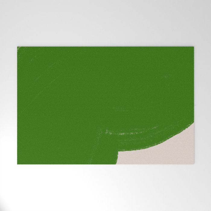 Green Summer Vibrant Shape Welcome Mat Gallery Image 1