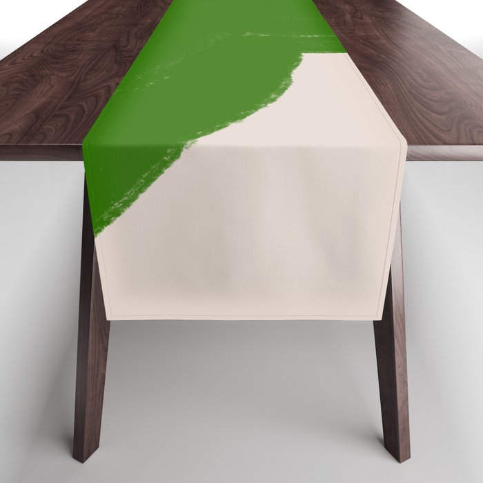 Green Summer Vibrant Shape Table Runner Gallery Image 1