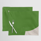 Green Summer Vibrant Shape Placemat Gallery Image 1