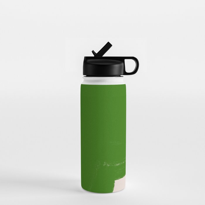 Green Summer Vibrant Shape Water Bottle Gallery Image 1