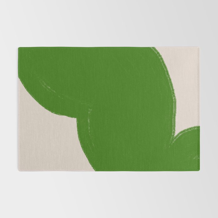 Green Summer Vibrant Shape Rug Gallery Image 2