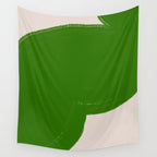 Green Summer Vibrant Shape Wall Tapestry Gallery Image 4